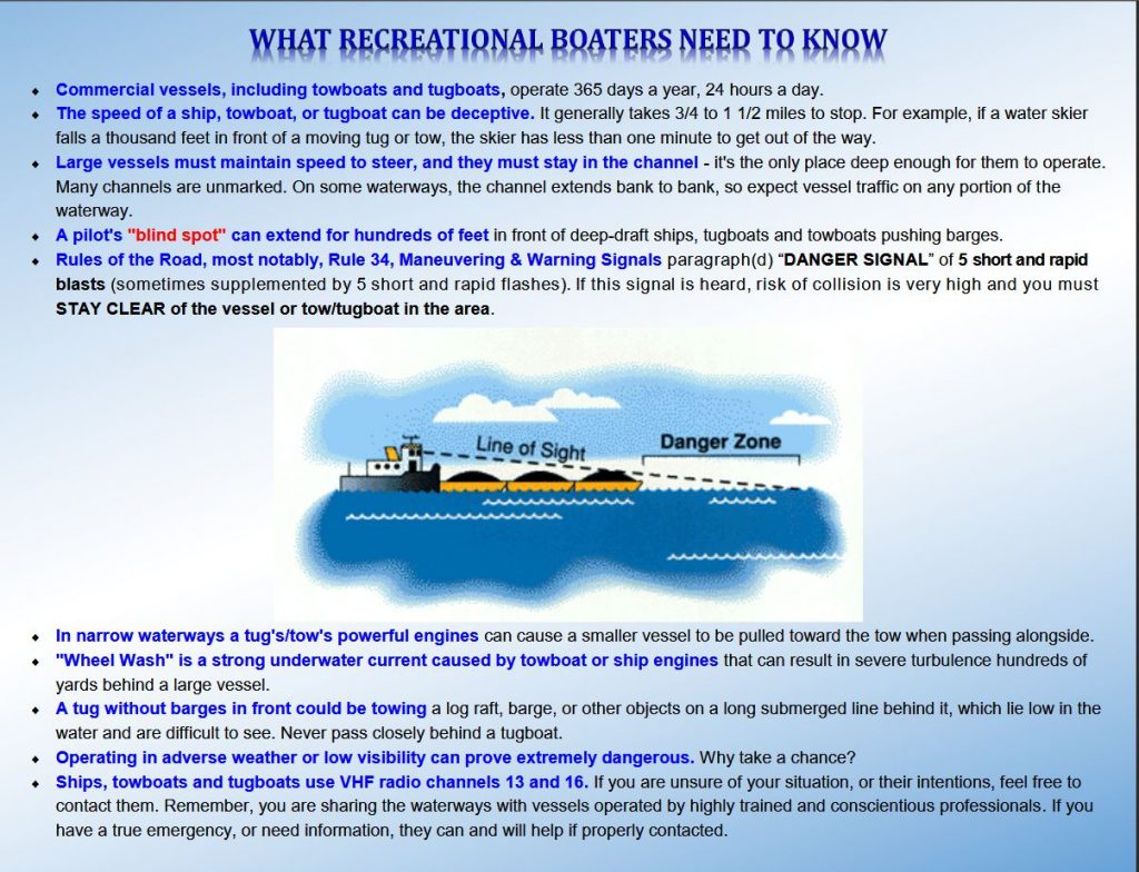 Boater Safety Central Ohio River Business Association